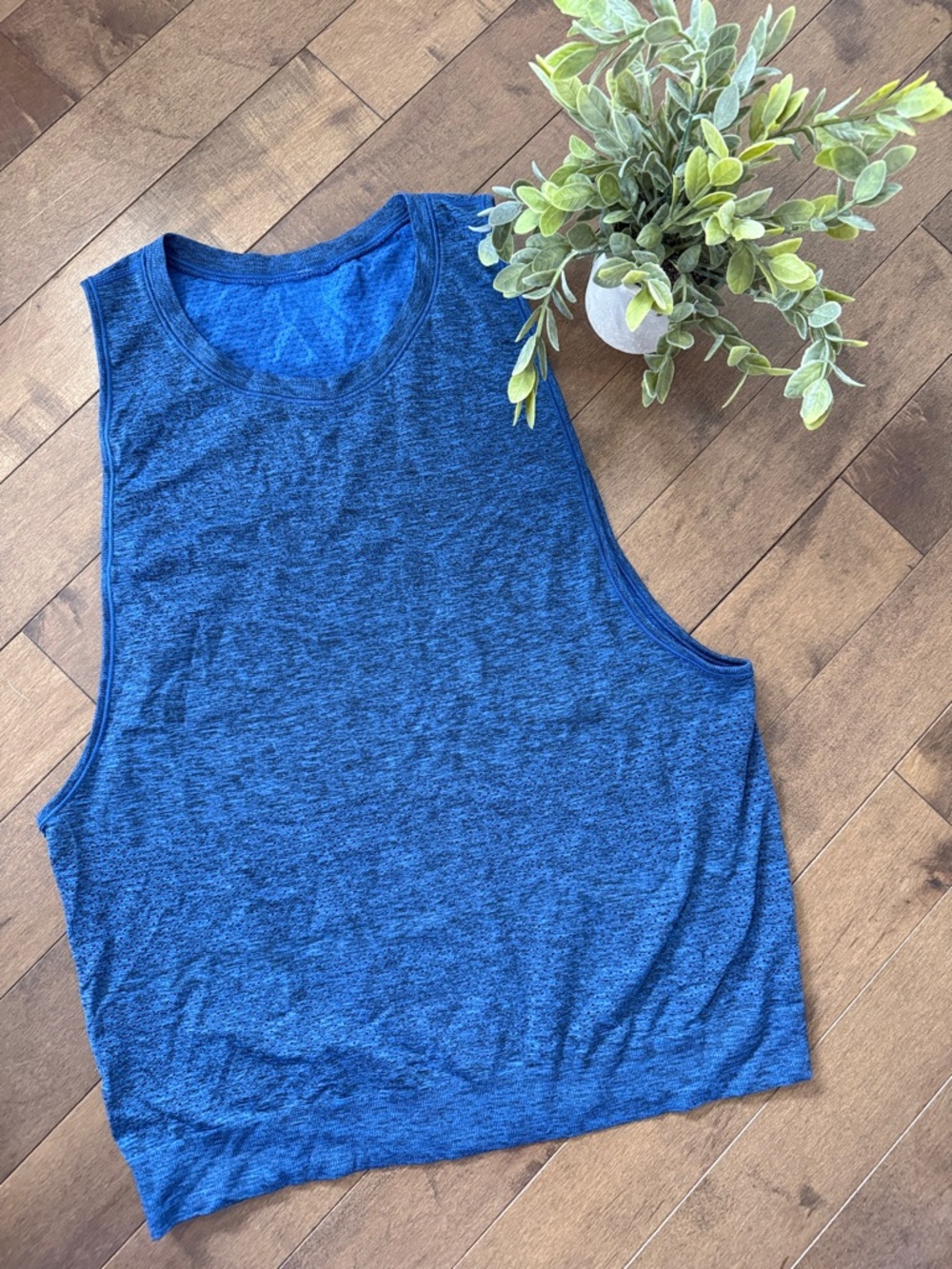 lululemon athletica Heathered Navy Muscle Tank